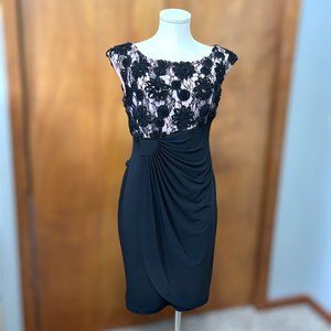 Connected Apparel Black and Pink Dress from Macy's.